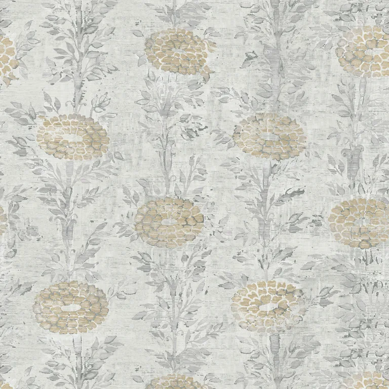 Kravet Design Ronald Redding W3743 in Gold & Grey (W3743.11.0)