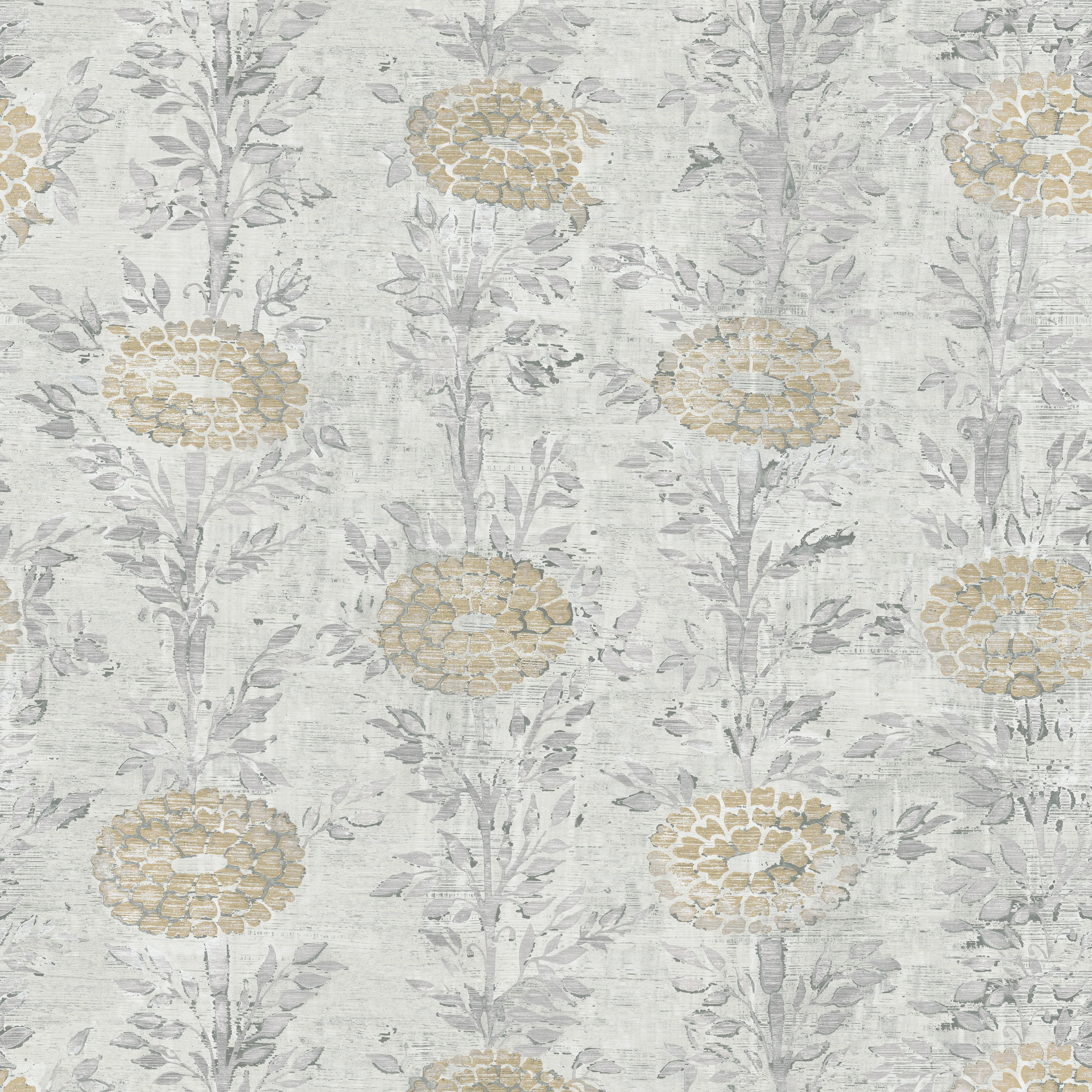 Kravet Design Ronald Redding W3743 in Gold & Grey (W3743.11.0)