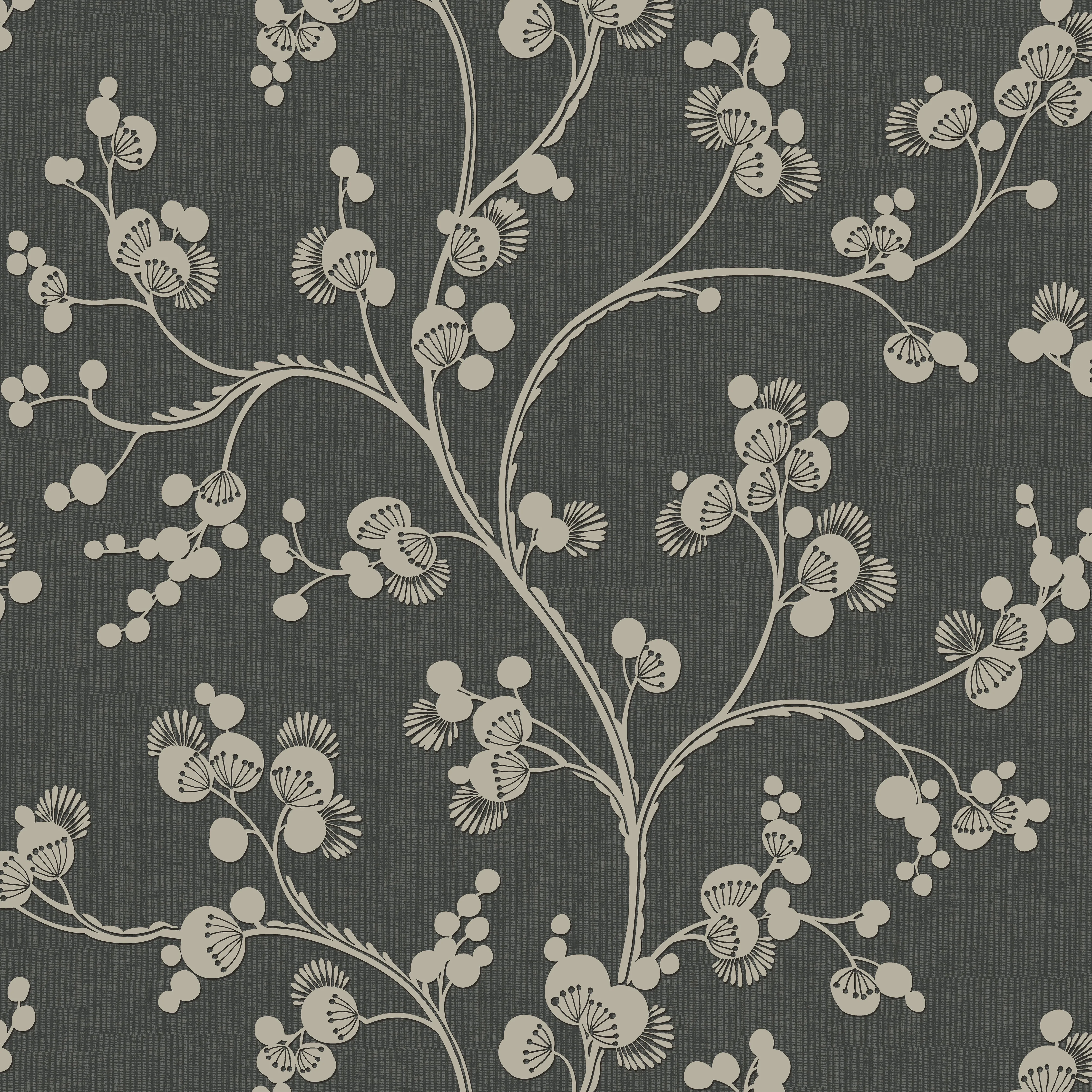 Kravet Design W3772 in Black & Ivory (W3772.8.0)