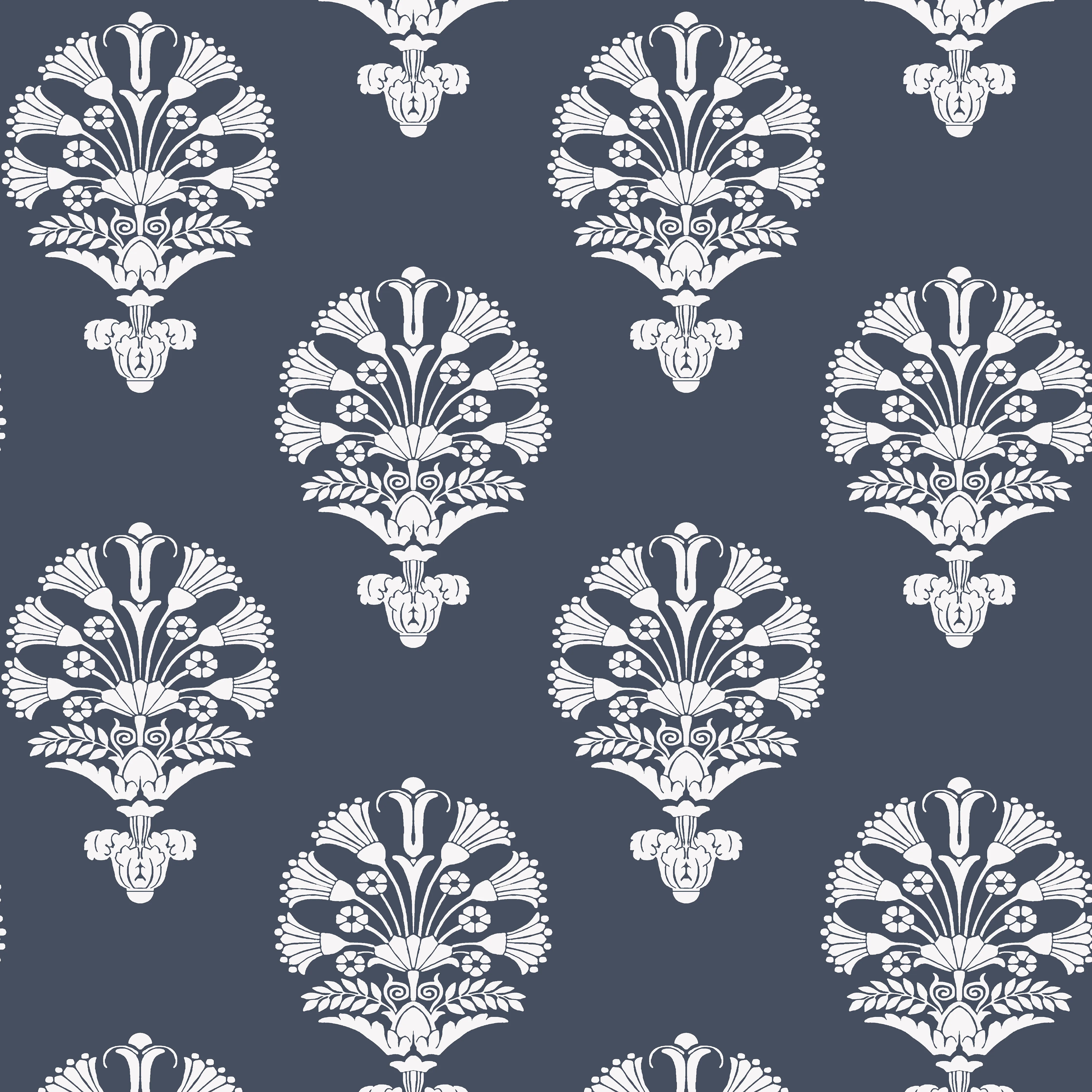 Kravet Design W3778 in Dark Blue & White (W3778.50.0)