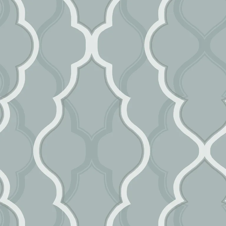 Kravet Design Candice Olson Collection W3799 in Teal & White (W3799.35.0)