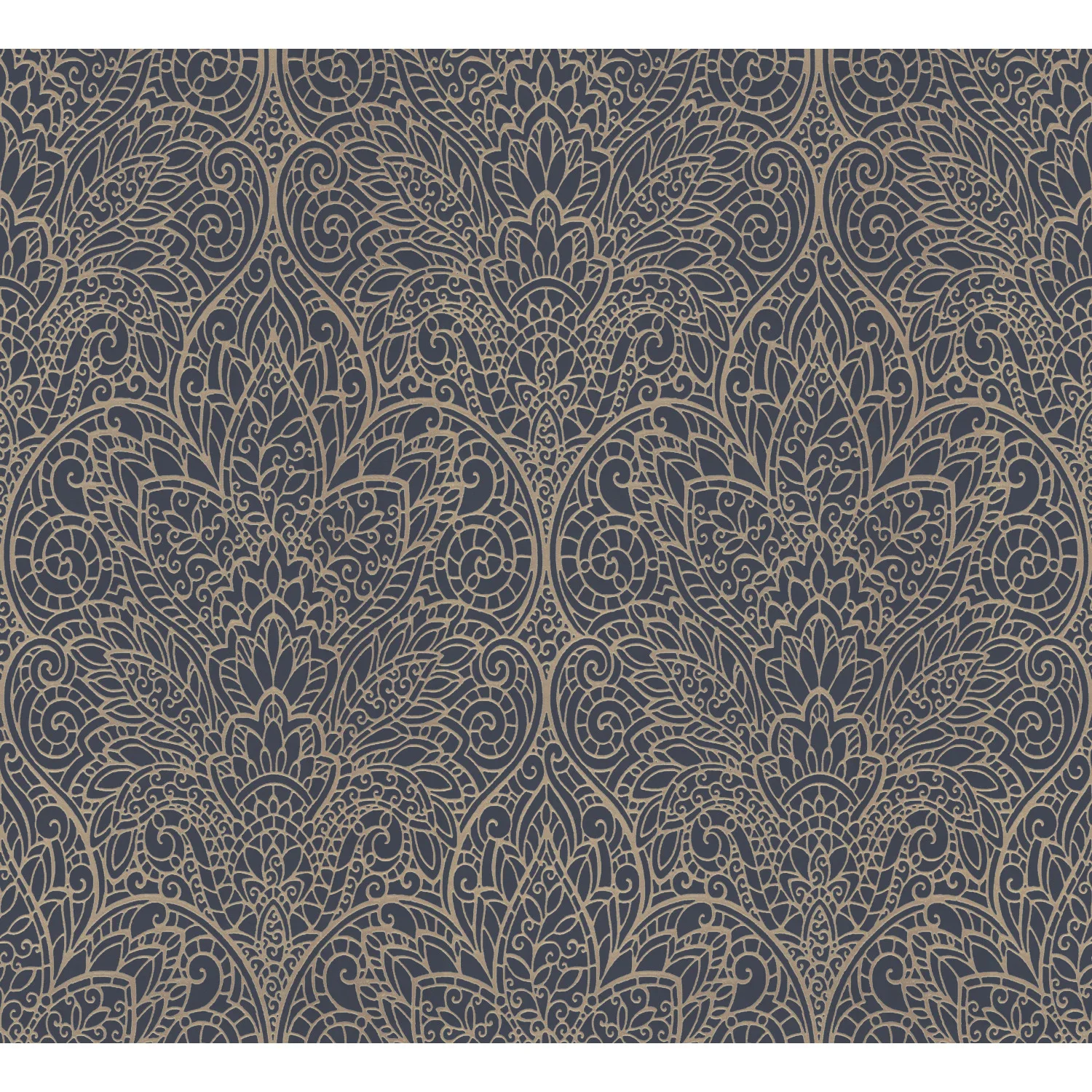 Kravet Design Candice Olson After Eight W3859 in Gold & Blue (W3859.54.0)