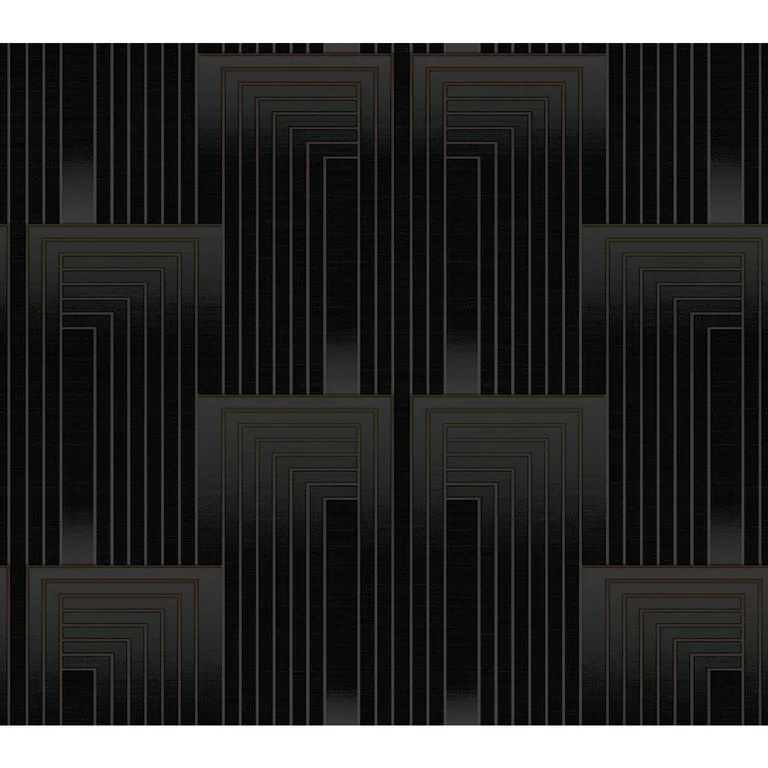 Kravet Design Candice Olson After Eight W3861 in Black & Silver (W3861.811.0)