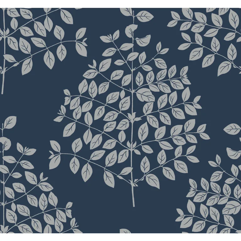 Kravet Design Candice Olson Modern Nature 2ND Edition W3875 in Dark Blue & Silver (W3875.50.0)