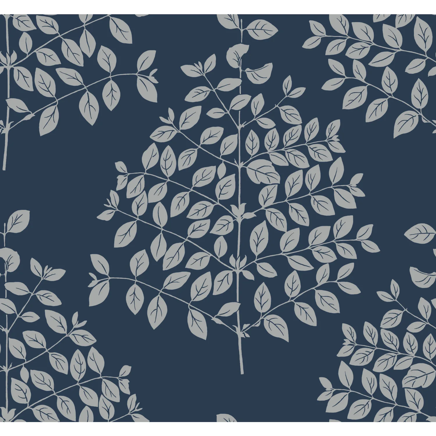 W3875.50.0 | Candice Olson Modern Nature 2ND Edition W3875 – Dark Blue & Silver