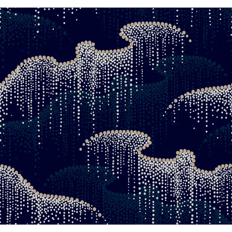 Kravet Design Candice Olson Modern Nature 2ND Edition W3881 in Dark Blue & White (W3881.51.0)