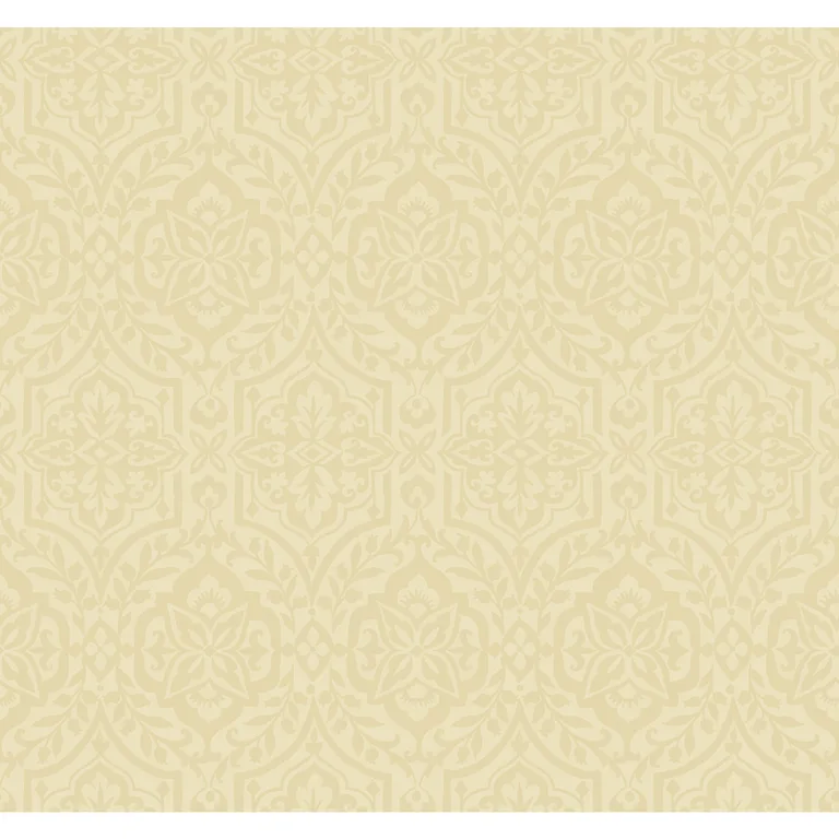 Kravet Design Damask Resource Library W3895 in Yellow & Beige (W3895.40.0)