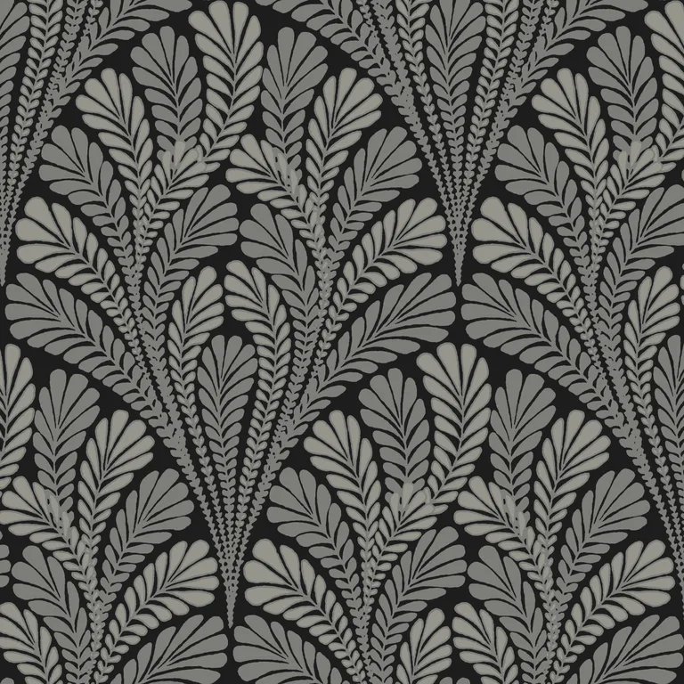Kravet Design Damask Resource Library W3899 in Black & Beige (W3899.84.0)
