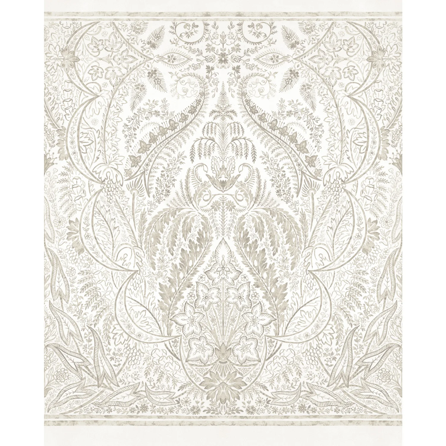 Kravet Design Damask Resource Library W3901 in Taupe & White (W3901.106.0)