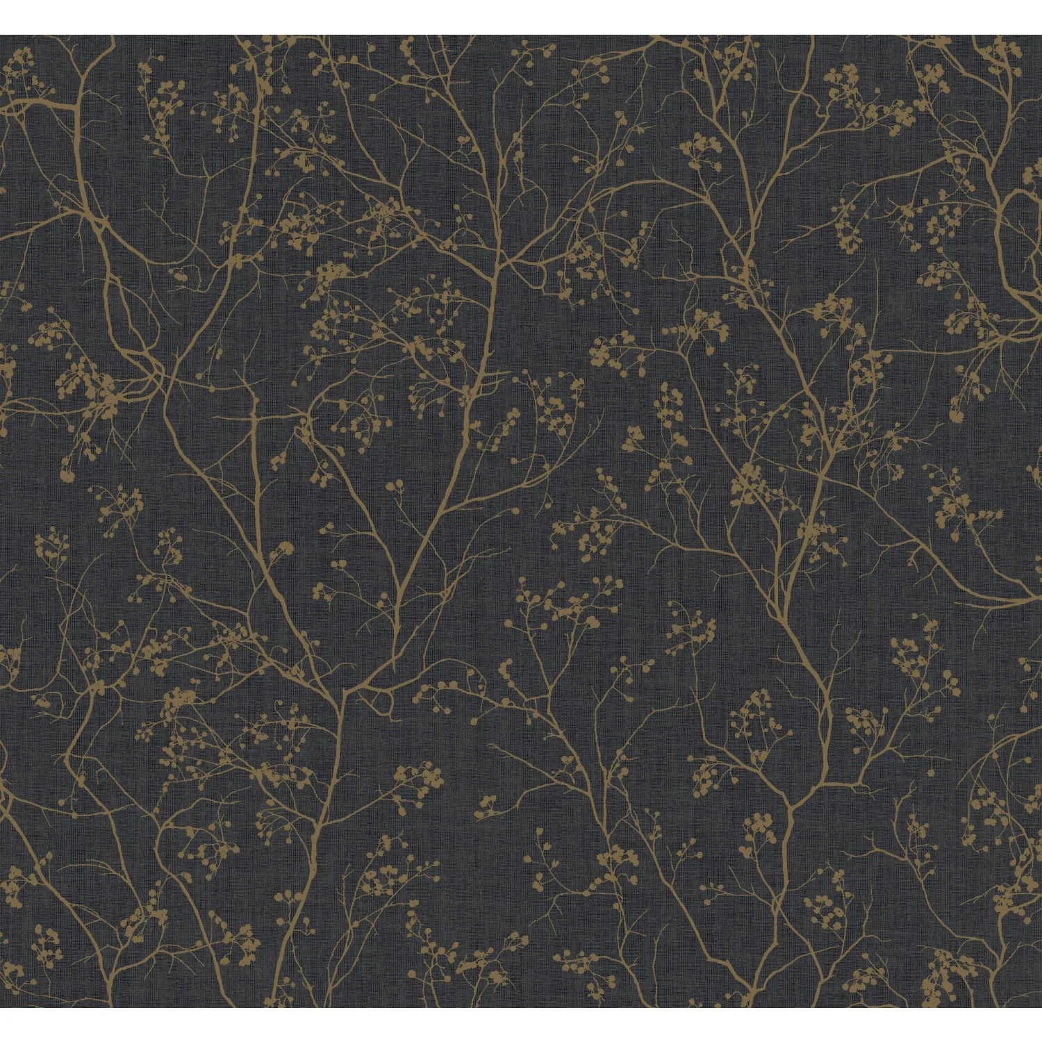 Kravet Design Antonina Vella Dazzling Dimensions Ii W3905 in Black & Gold (W3905.84.0)
