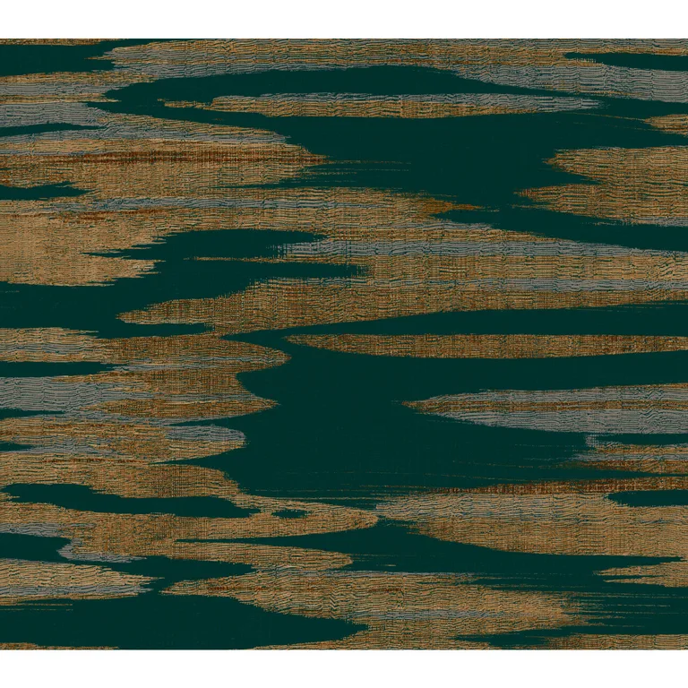 Kravet Design Antonina Vella Dazzling Dimensions Ii W3906 in Teal & Gold (W3906.35.0)