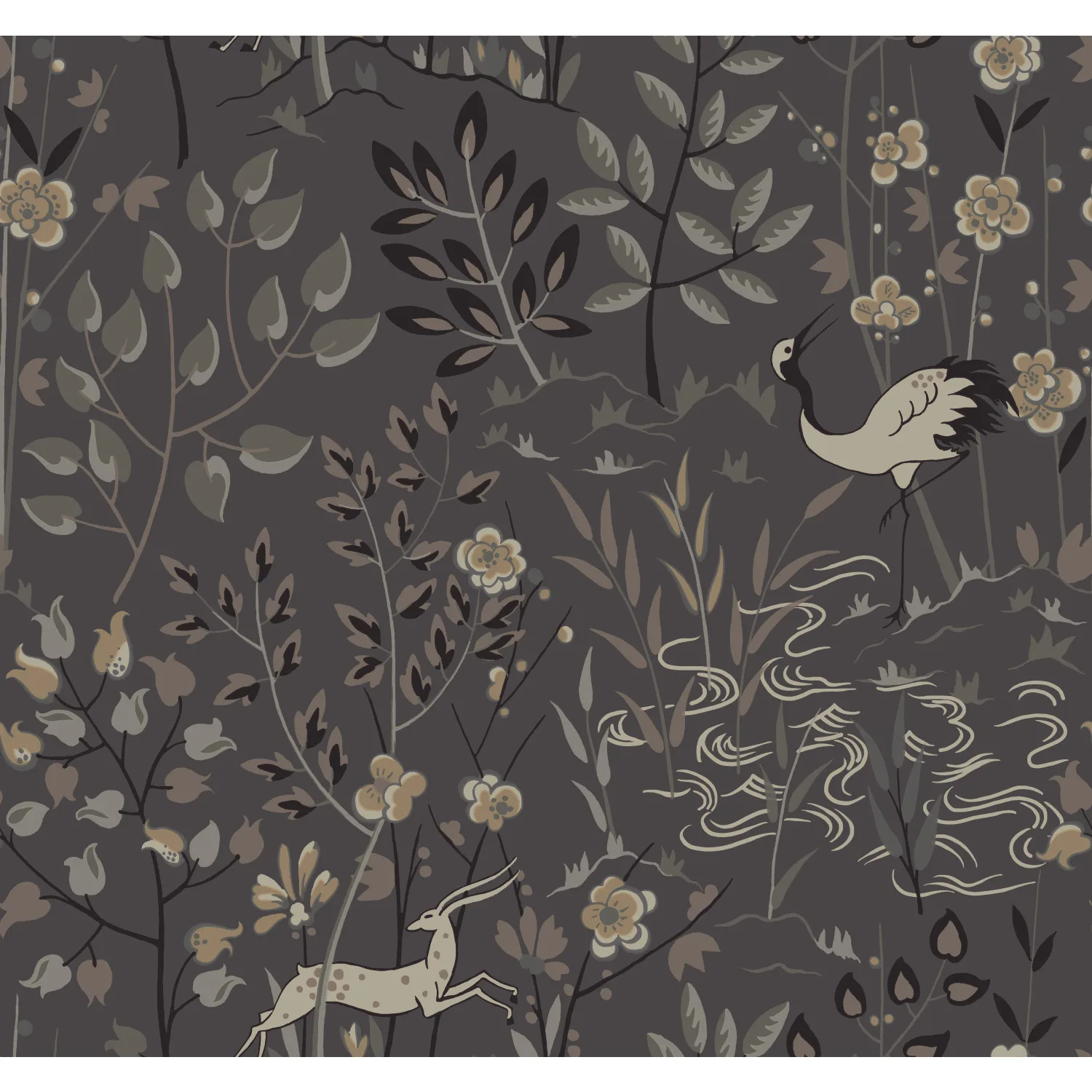 Kravet Design Ronald Redding Traveler W3912 in Grey & Brown (W3912.21.0)