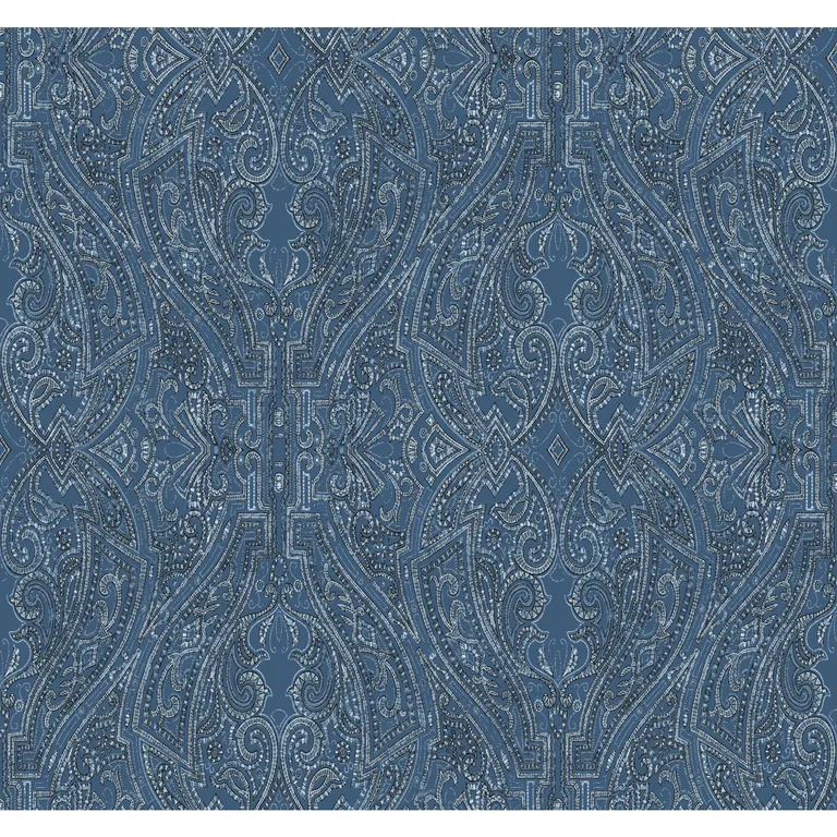 Kravet Design Ronald Redding Traveler W3913 in Blue & White (W3913.5.0)