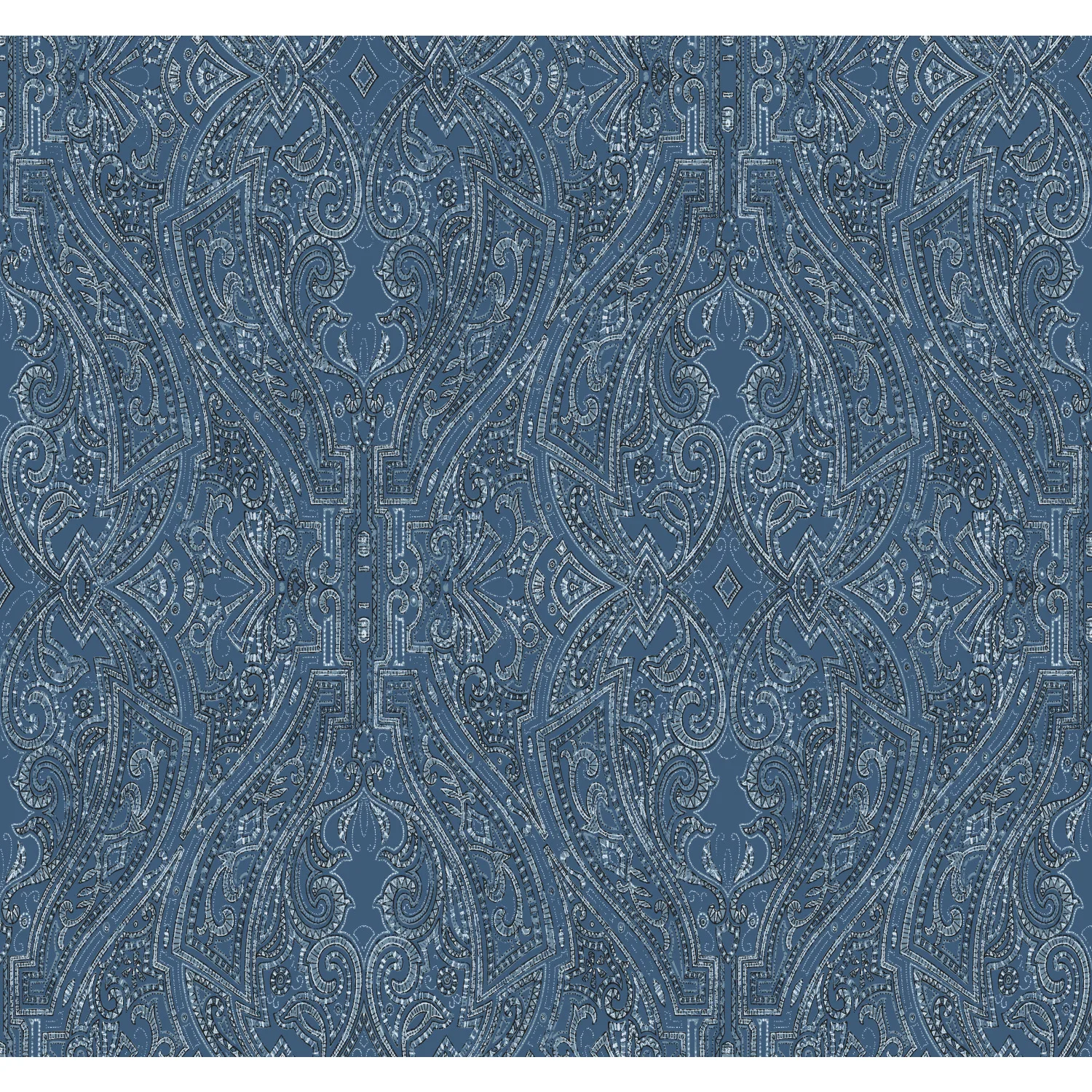 Kravet Design Ronald Redding Traveler W3913 in Blue & White (W3913.5.0)
