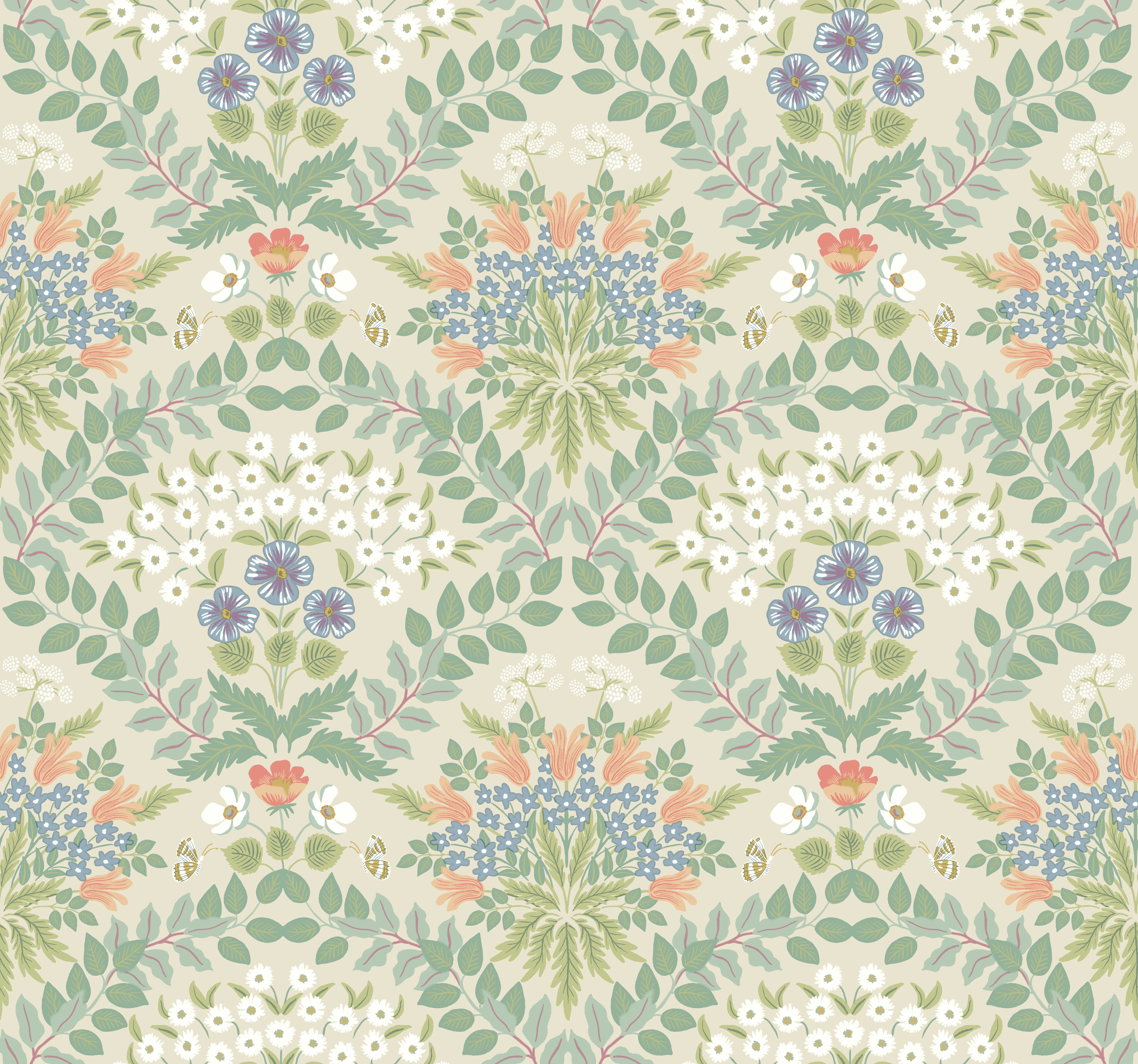 W3941.1623.0 | Rifle Paper Co Second Edition W3941 – Green & Blue