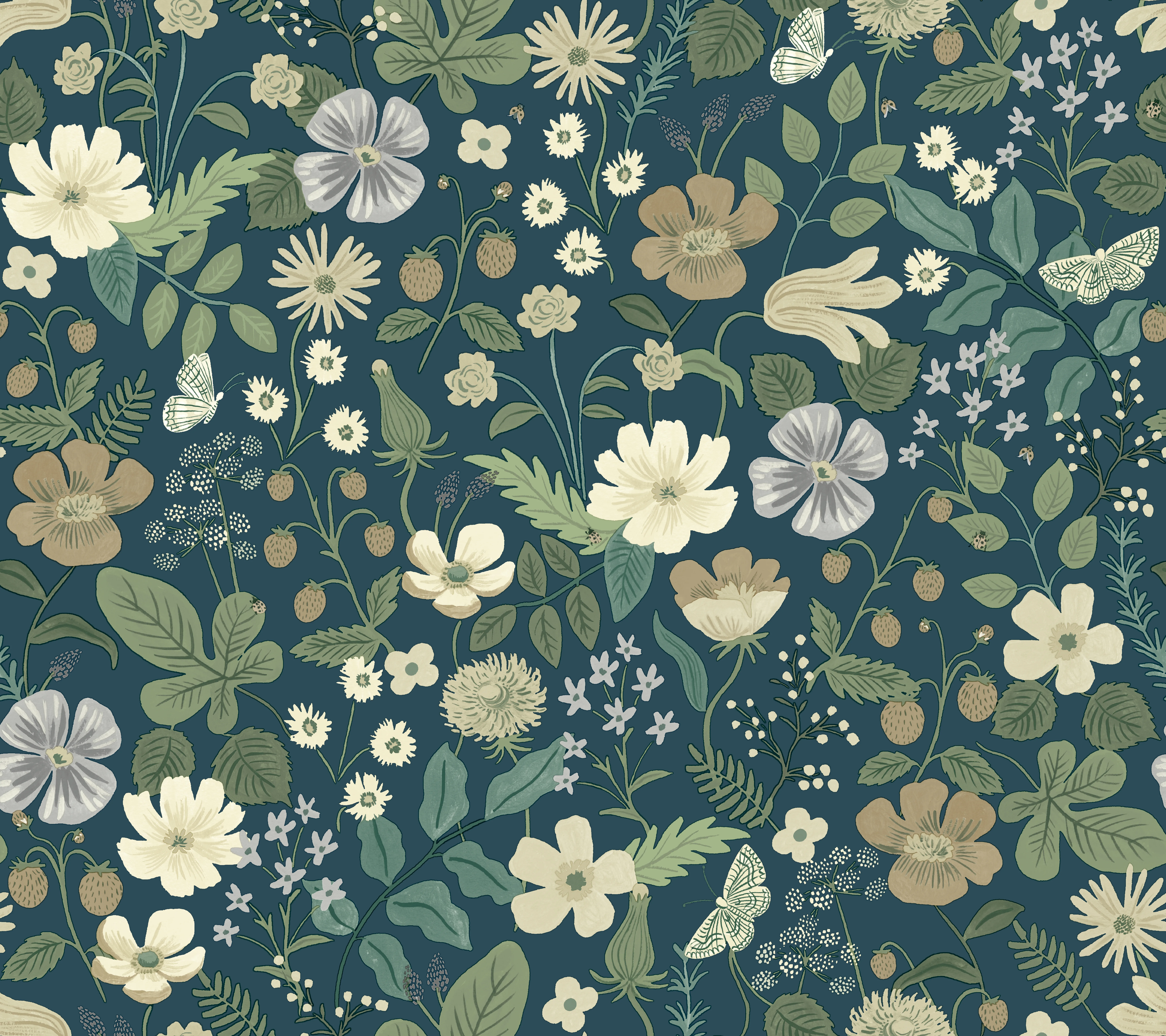 W3943.350.0 | Rifle Paper Co Second Edition W3943 – Green & Blue