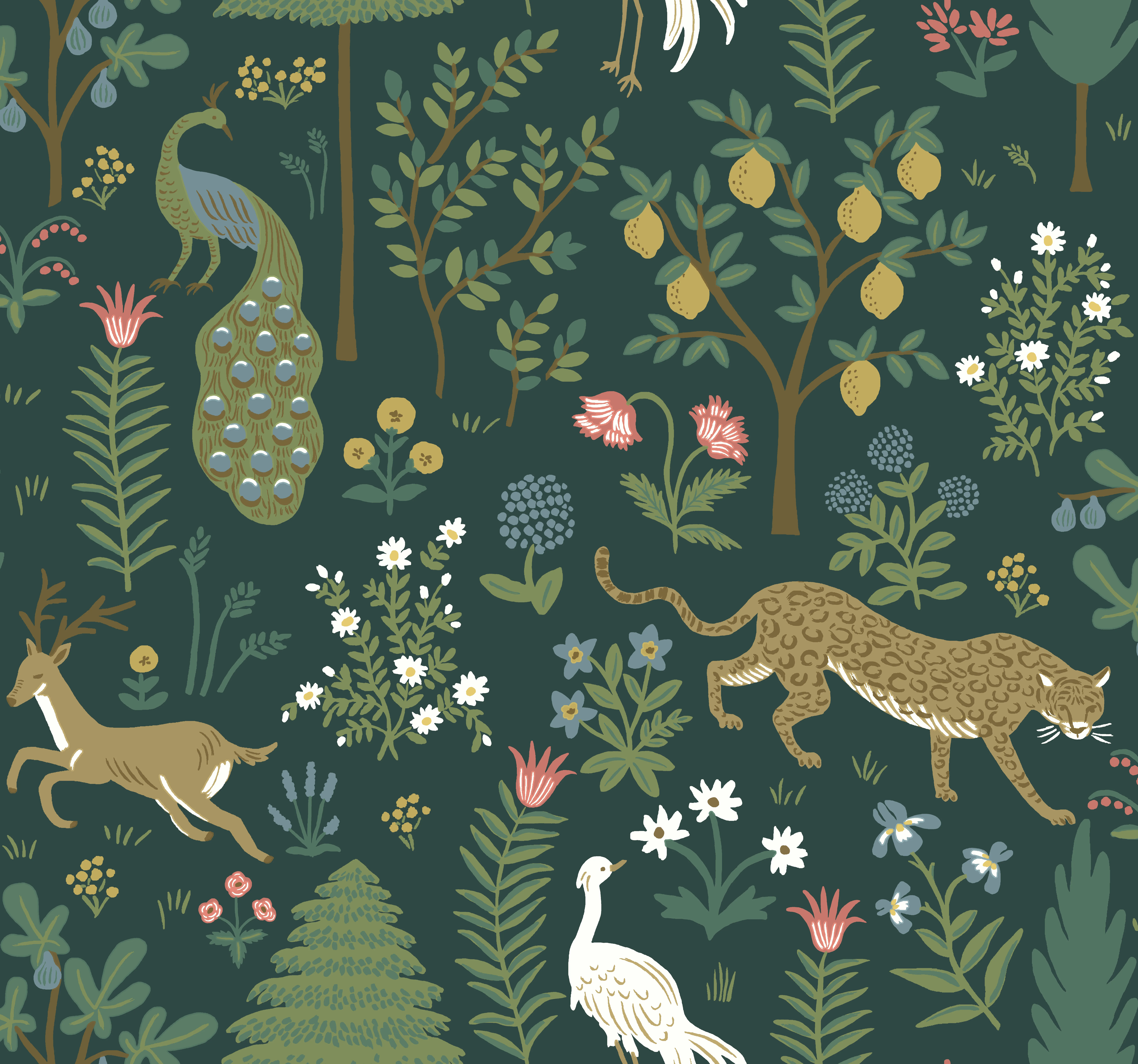 W3945.34.0 | Rifle Paper Co Second Edition W3945 – Green & Gold