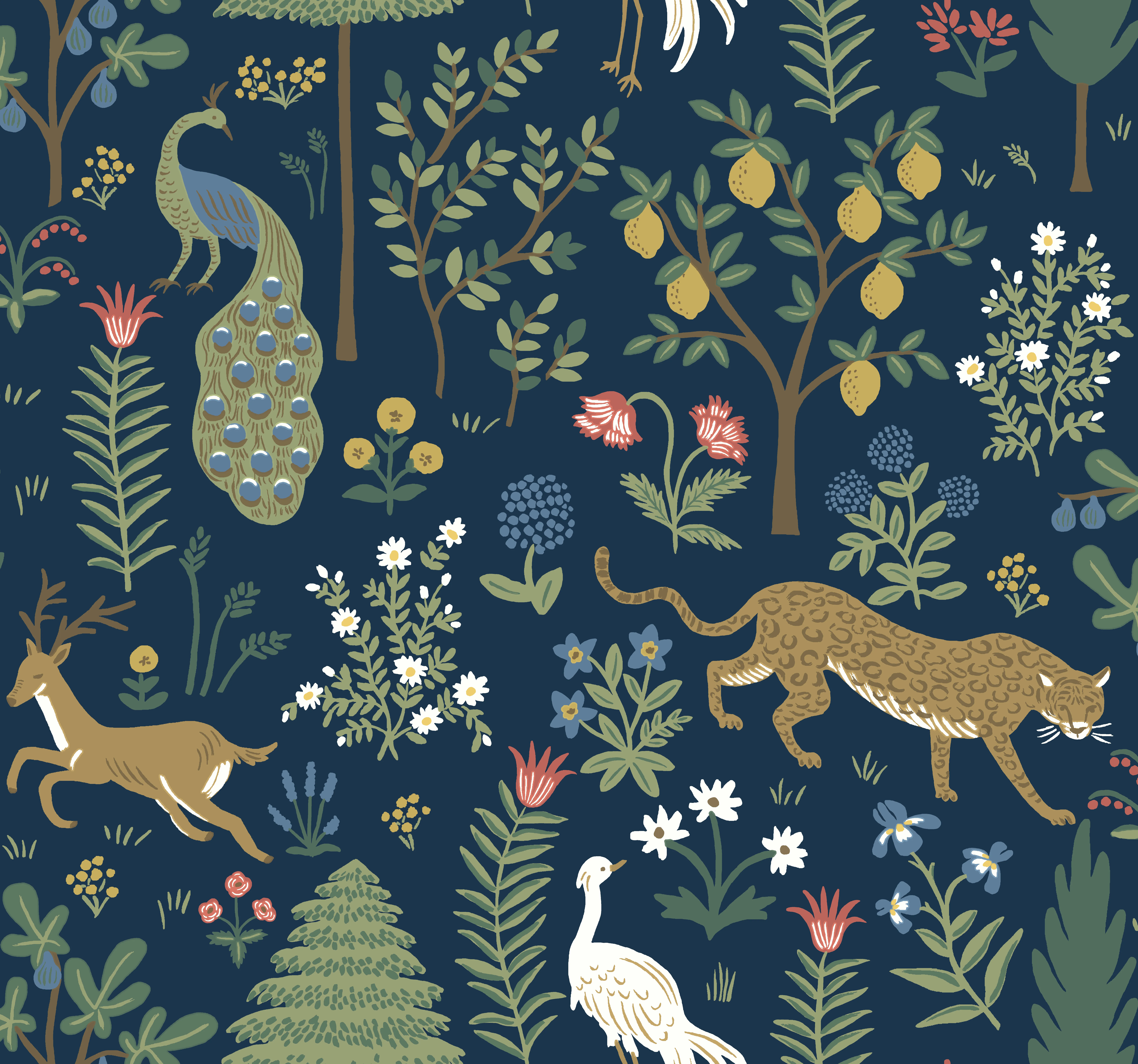 W3945.84.0 | Rifle Paper Co Second Edition W3945 – Blue & Gold