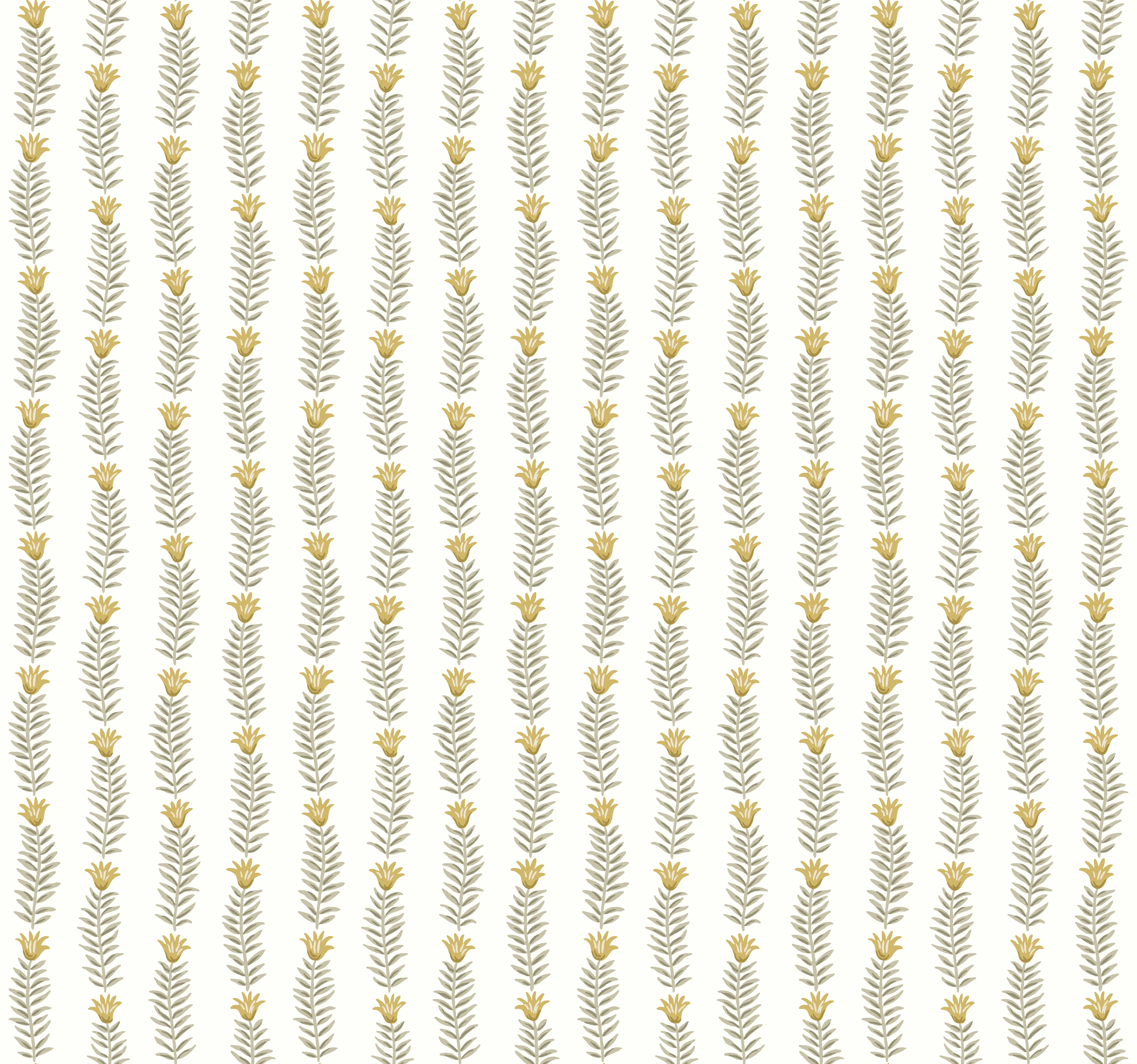 Kravet Design Rifle Paper Co Second Edition W3946 in White & Sage (W3946.430.0)
