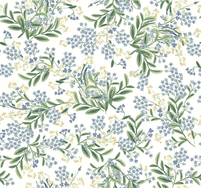 Kravet Design Rifle Paper Co Second Edition W3948 in Blue & Green (W3948.153.0)