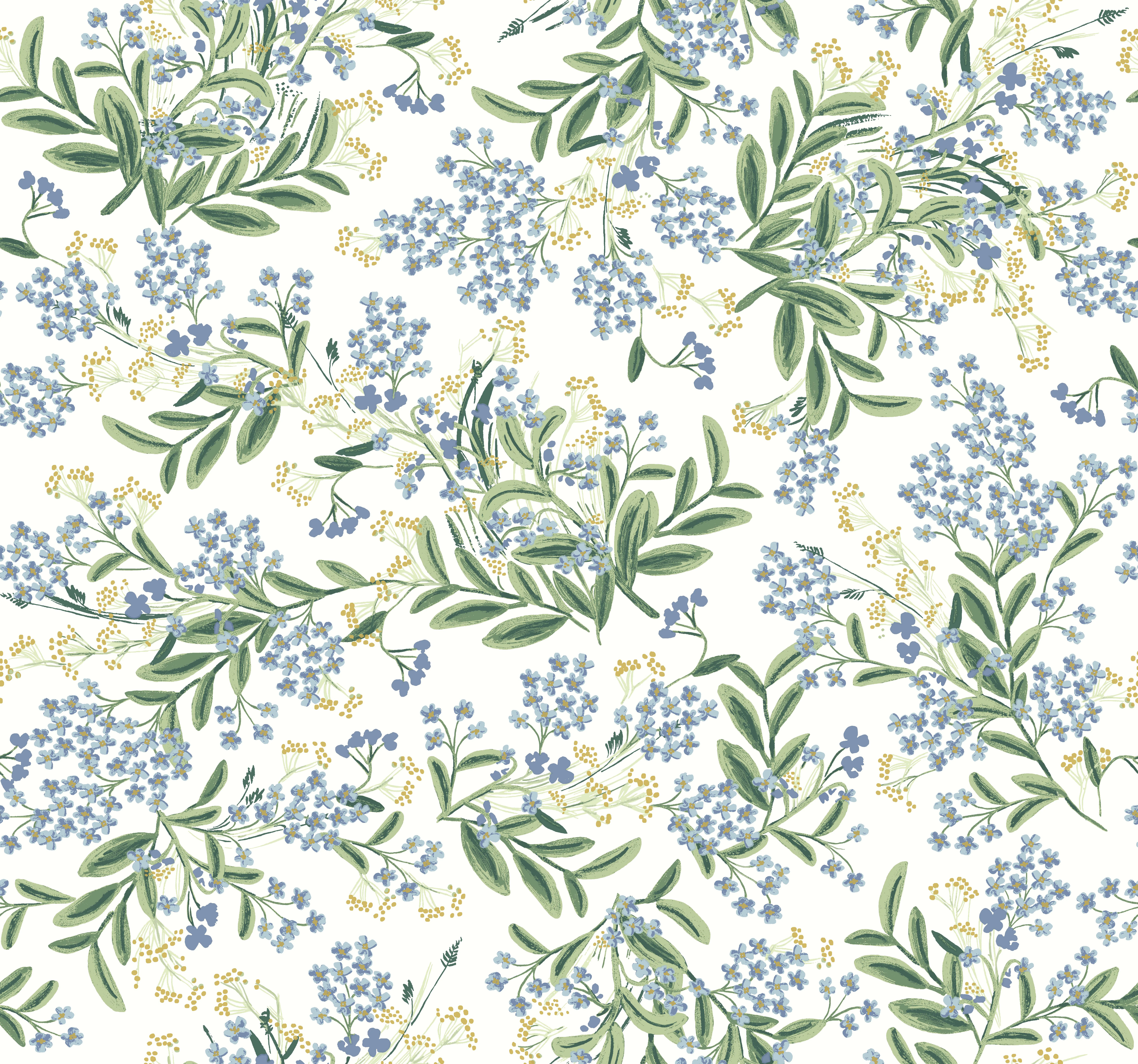 Kravet Design Rifle Paper Co Second Edition W3948 in Blue & Green (W3948.153.0)