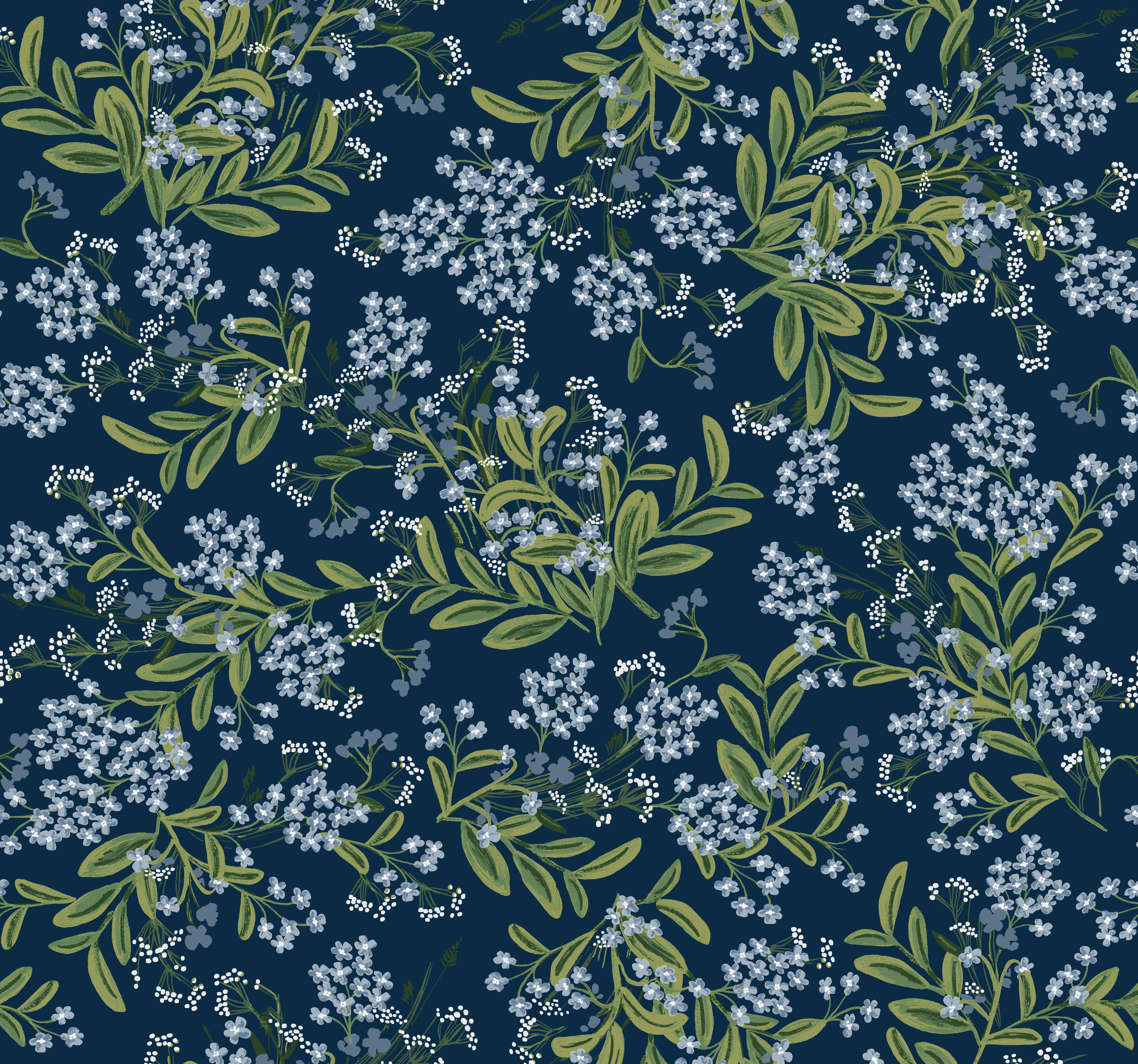 Kravet Design Rifle Paper Co Second Edition W3948 in Blue & Green (W3948.350.0)