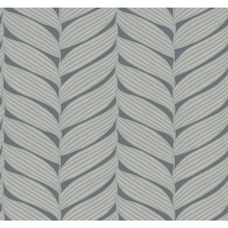 Kravet Design Antonina Vella Modern Metals Second Edition W4106 in Charcoal & Silver (W4106.1121.0)
