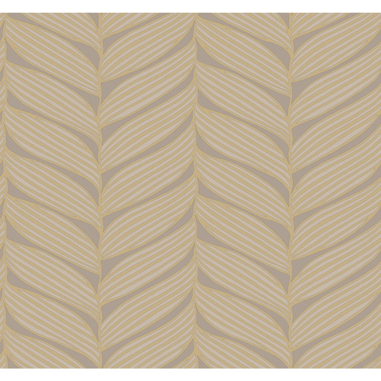 Kravet Design Antonina Vella Modern Metals Second Edition W4106 in Grey & Gold (W4106.411.0)