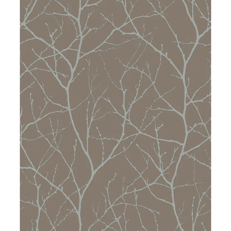 Kravet Design Antonina Vella Modern Metals Second Edition W4109 in Brown & Silver (W4109.611.0)