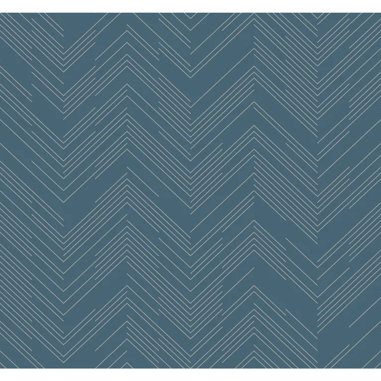 Kravet Design Antonina Vella Modern Metals Second Edition W4114 in Blue & Silver (W4114.511.0)