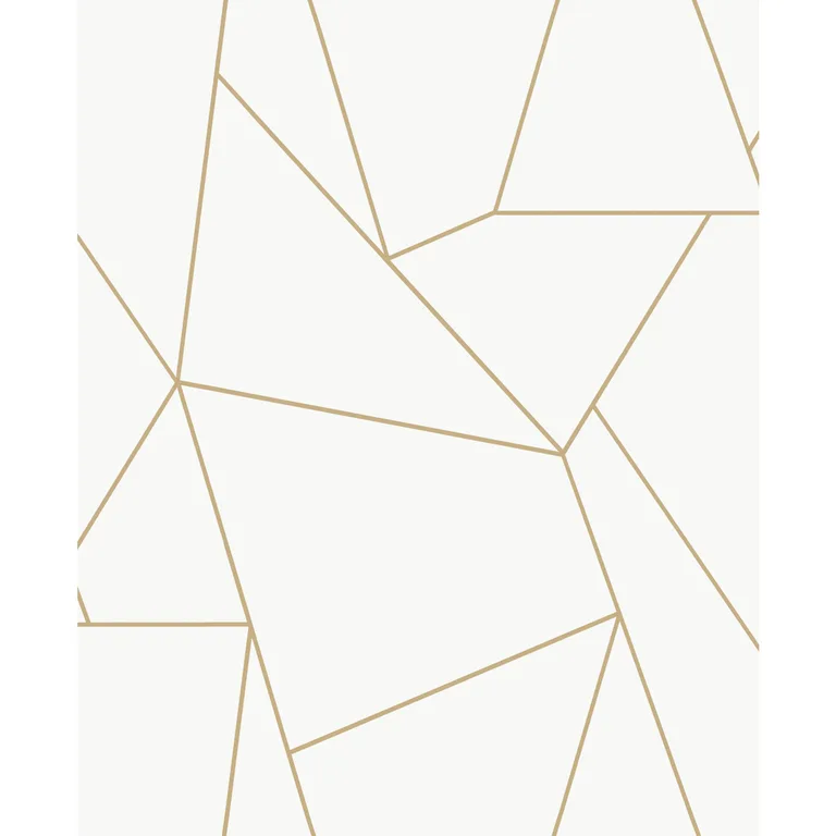 Kravet Design Antonina Vella Modern Metals Second Edition W4116 in Ivory & Gold (W4116.14.0)
