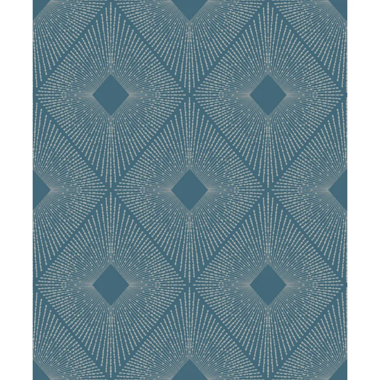 Kravet Design Antonina Vella Modern Metals Second Edition W4117 in Blue & Silver (W4117.511.0)
