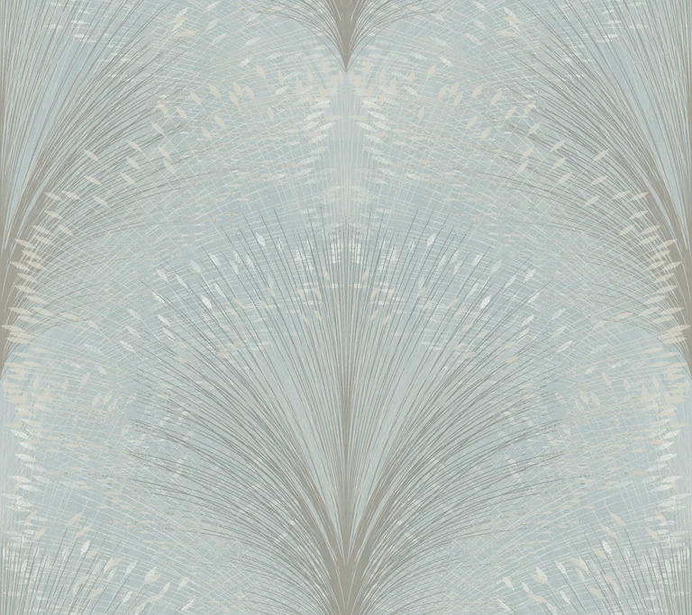 Kravet Design New Origins W4118 in Light Blue & Silver (W4118.1511.0)