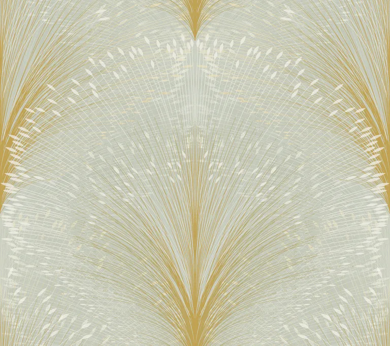 Kravet Design New Origins W4118 in Light Blue & Gold (W4118.54.0)
