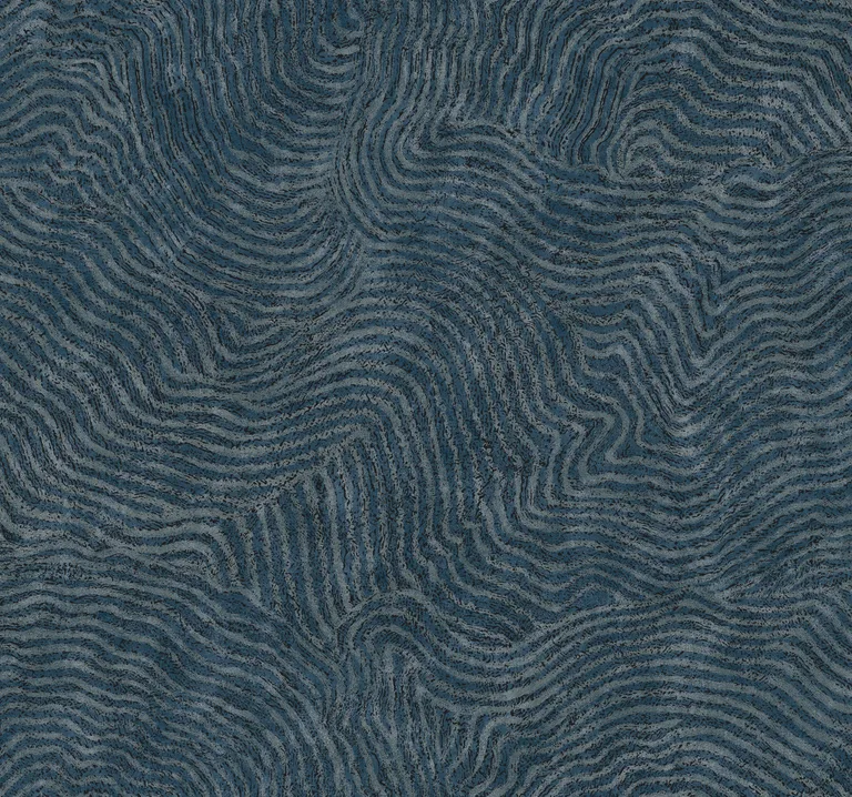 Kravet Design New Origins W4123 in Indigo (W4123.50.0)