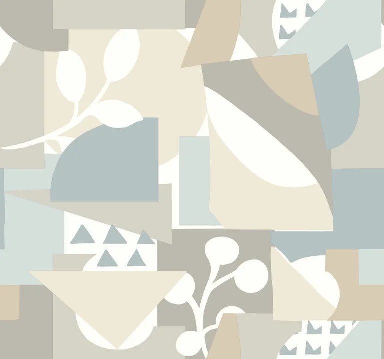 Kravet Design New Origins W4127 in Light Blue & Beige (W4127.1516.0)