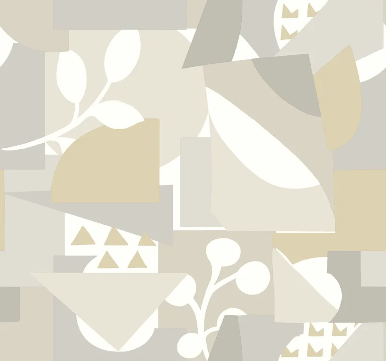 Kravet Design New Origins W4127 in Beige & Grey (W4127.1611.0)