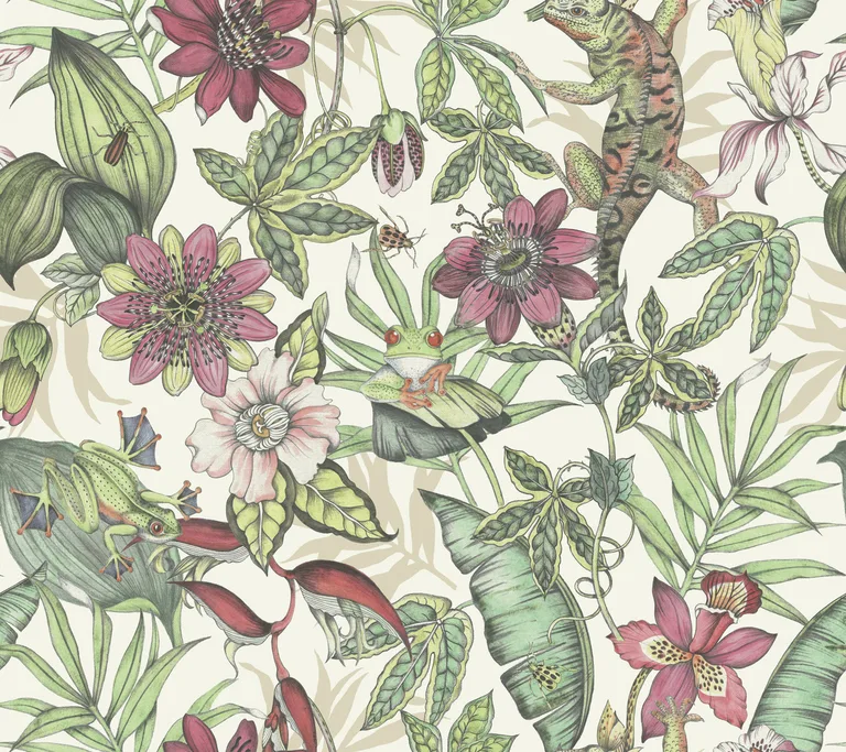Kravet Design Blooms Second Edition Resource Library W4131 in Pink & Red (W4131.719.0)