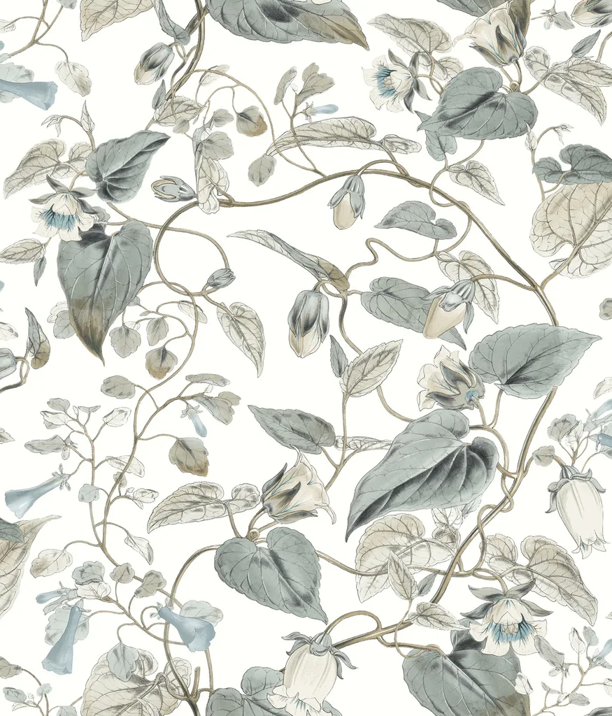 Kravet Design Blooms Second Edition Resource Library W4132 in Blue & White (W4132.511.0)