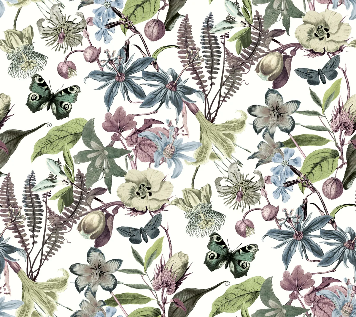Kravet Design Blooms Second Edition Resource Library W4133 in Purple & Green (W4133.310.0)