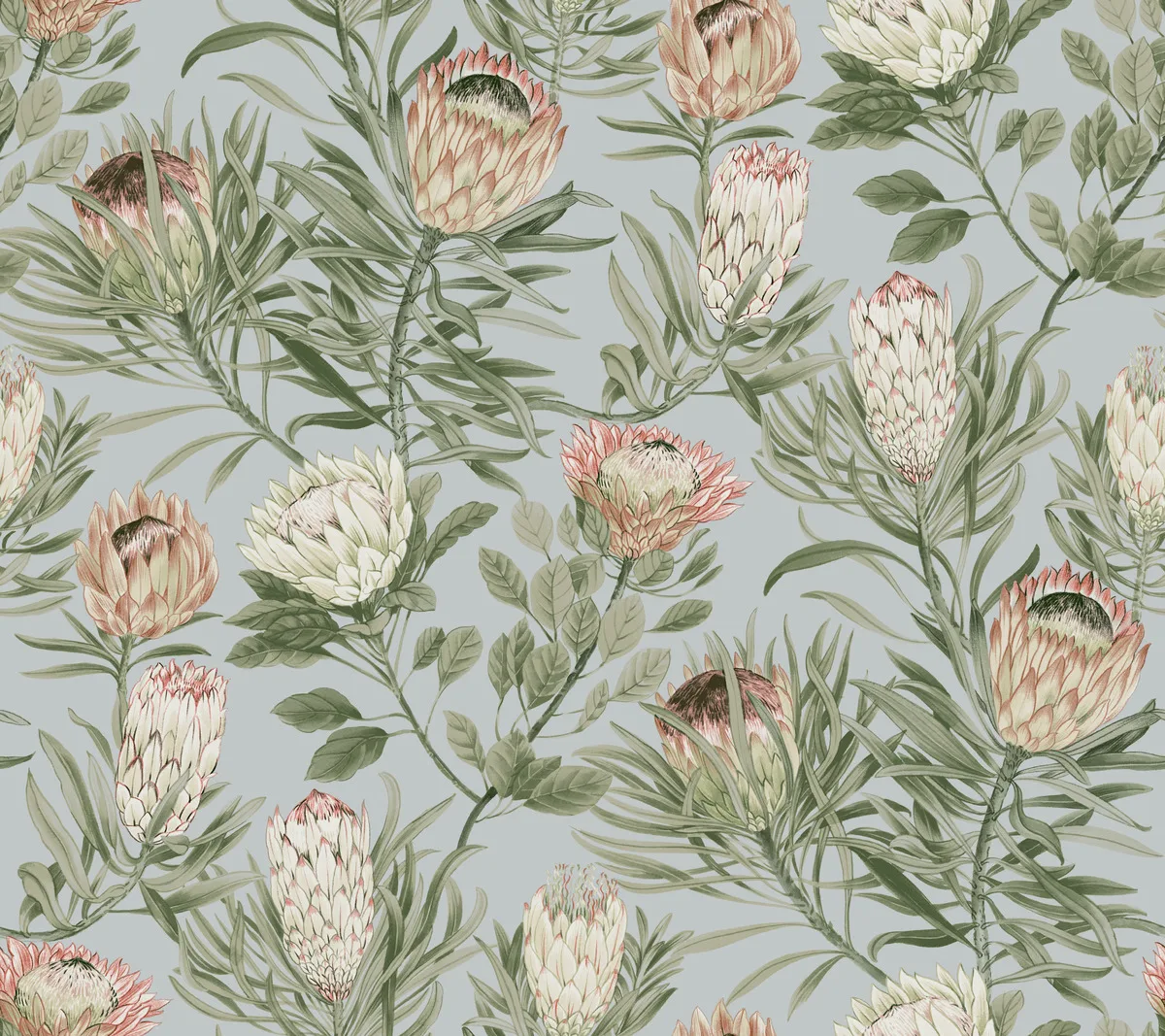 Kravet Design Blooms Second Edition Resource Library W4136 in Blue & Pink (W4136.711.0)