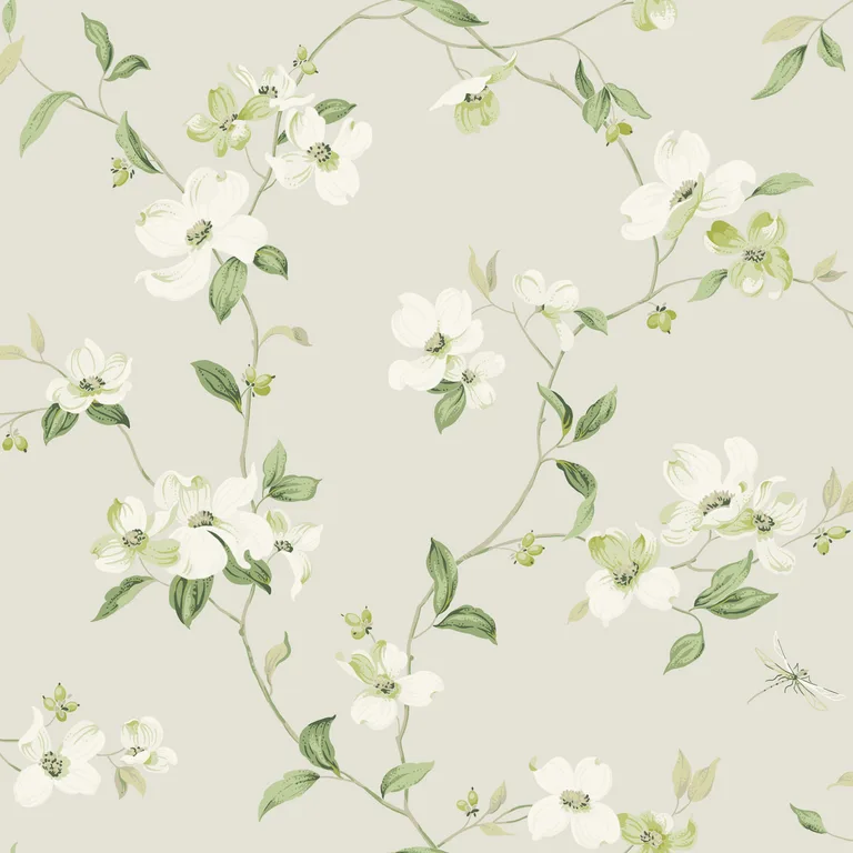 Kravet Design Blooms Second Edition Resource Library W4137 in Taupe & Green (W4137.106.0)