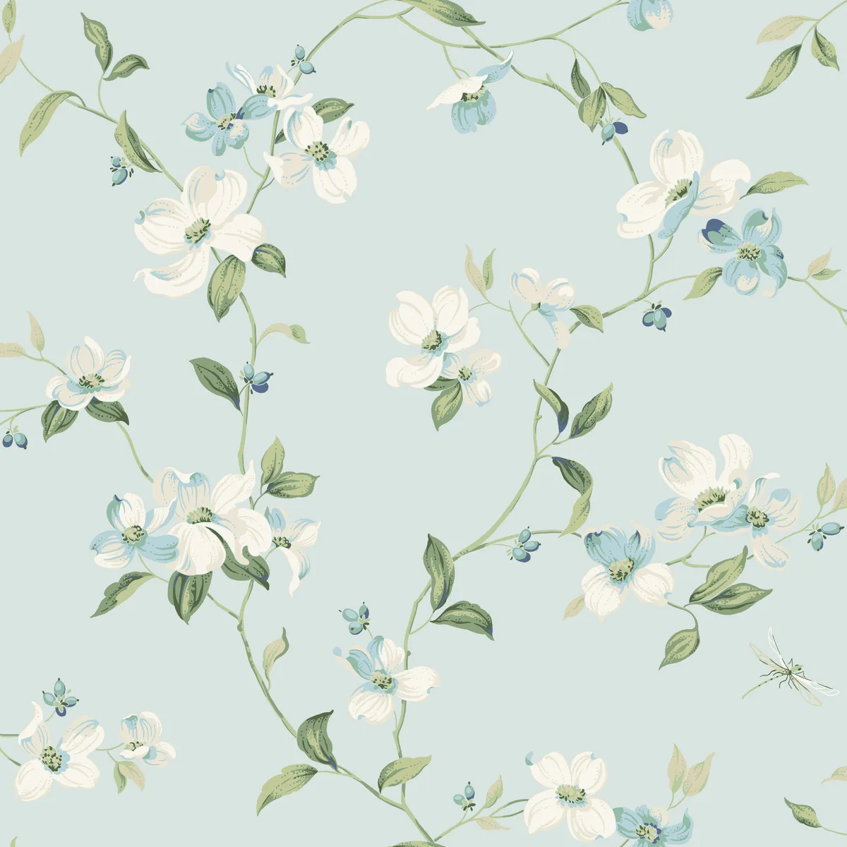 Kravet Design Blooms Second Edition Resource Library W4137 in Light Blue (W4137.15.0)