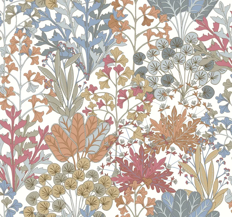 Kravet Design Blooms Second Edition Resource Library W4142 in Pink & Blue (W4142.517.0)