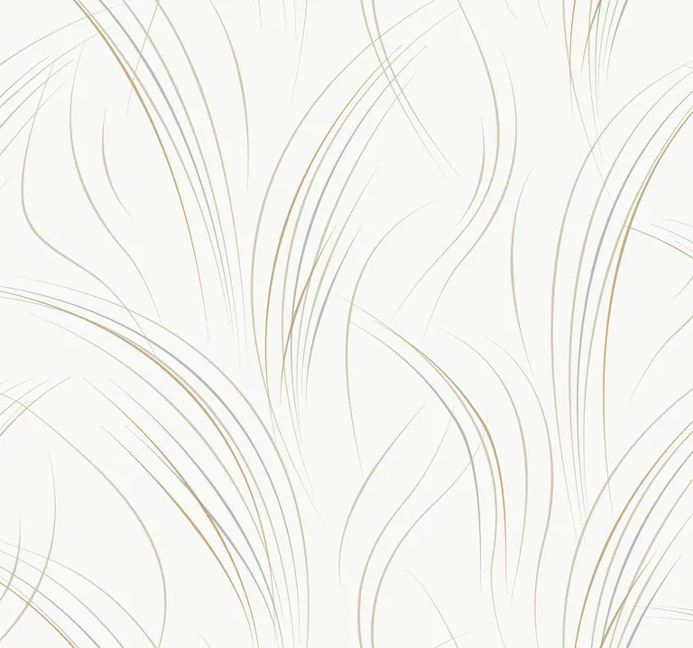 Kravet Design Candice Olson Casual Elegance W4159 in White & Gold (W4159.14.0)