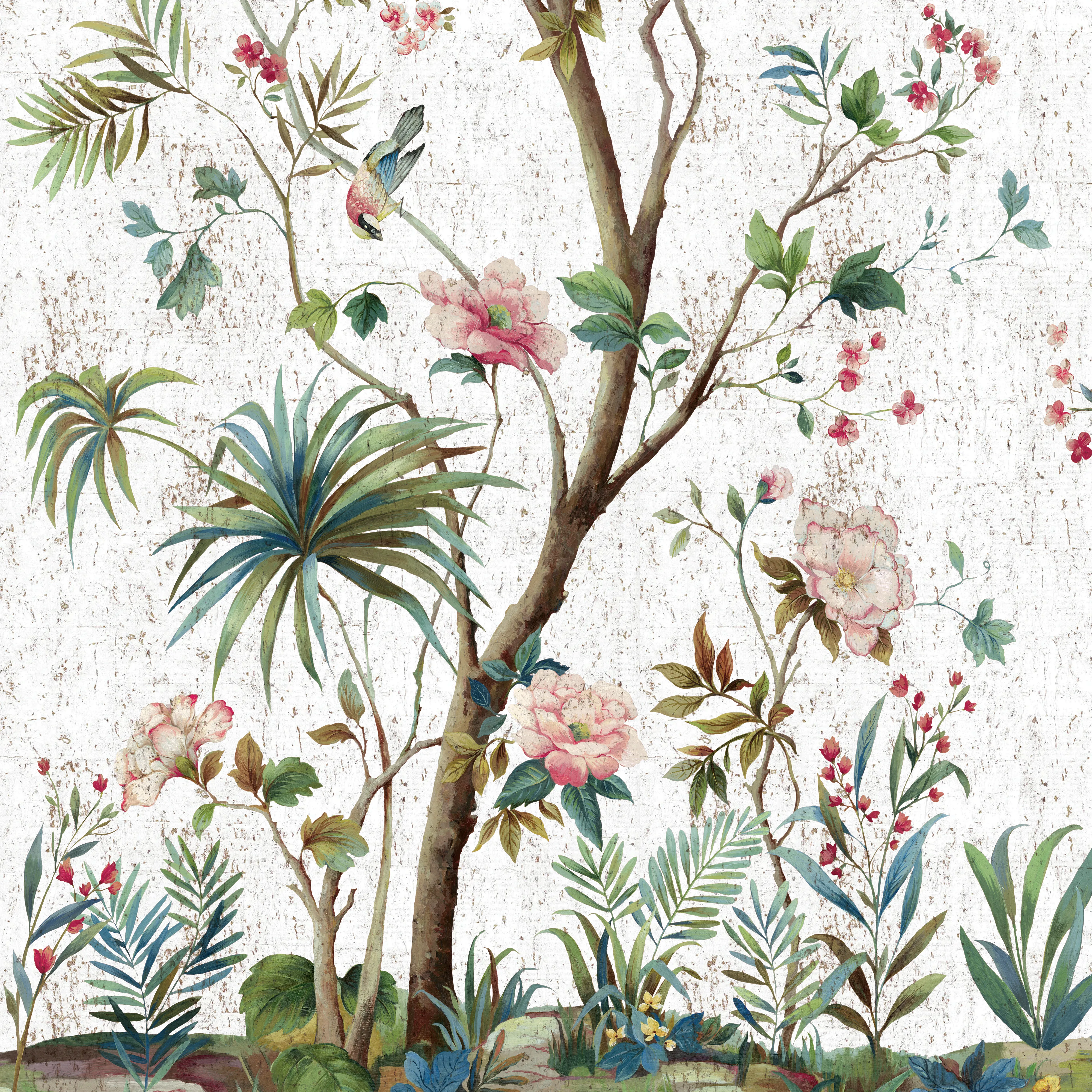 Kravet Design Panel Designs W4170 in Pink & Green (W4170.73.0)