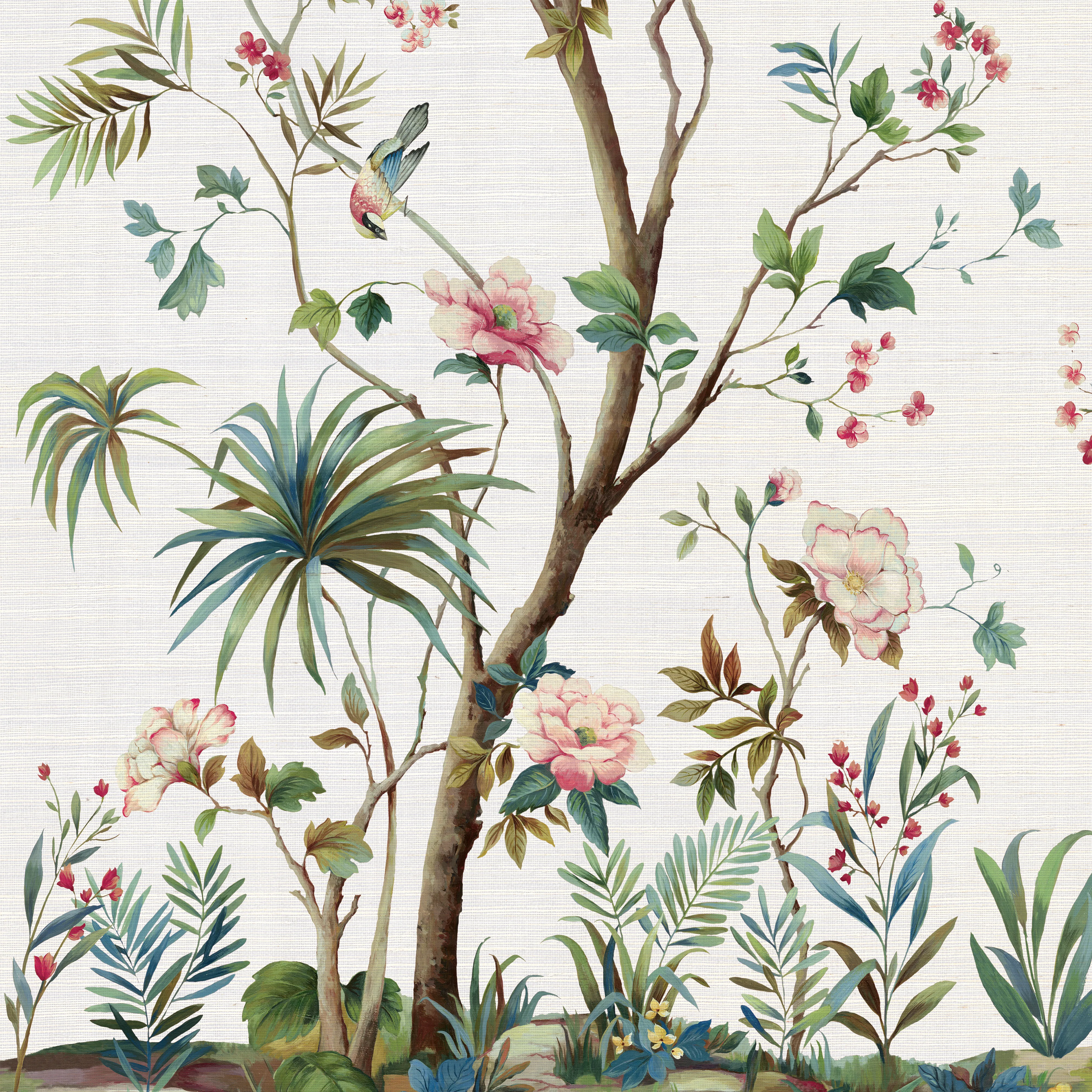 Kravet Design Panel Designs W4171 in Pink & Green (W4171.73.0)