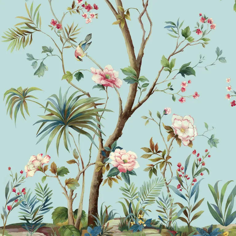 Kravet Design Panel Designs W4173 in Blue & Red (W4173.519.0)