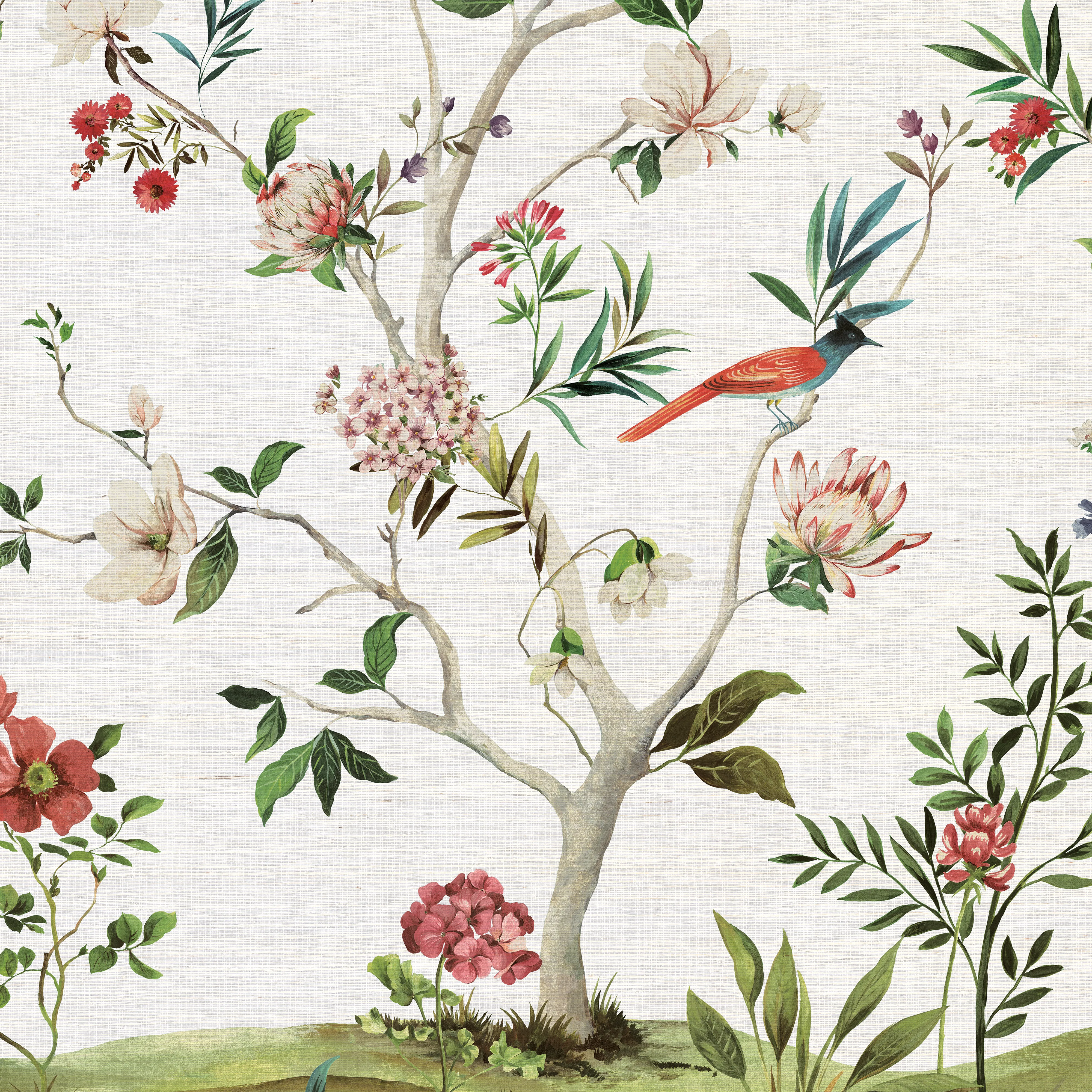 Kravet Design Panel Designs W4174 in Pink & Green (W4174.73.0)