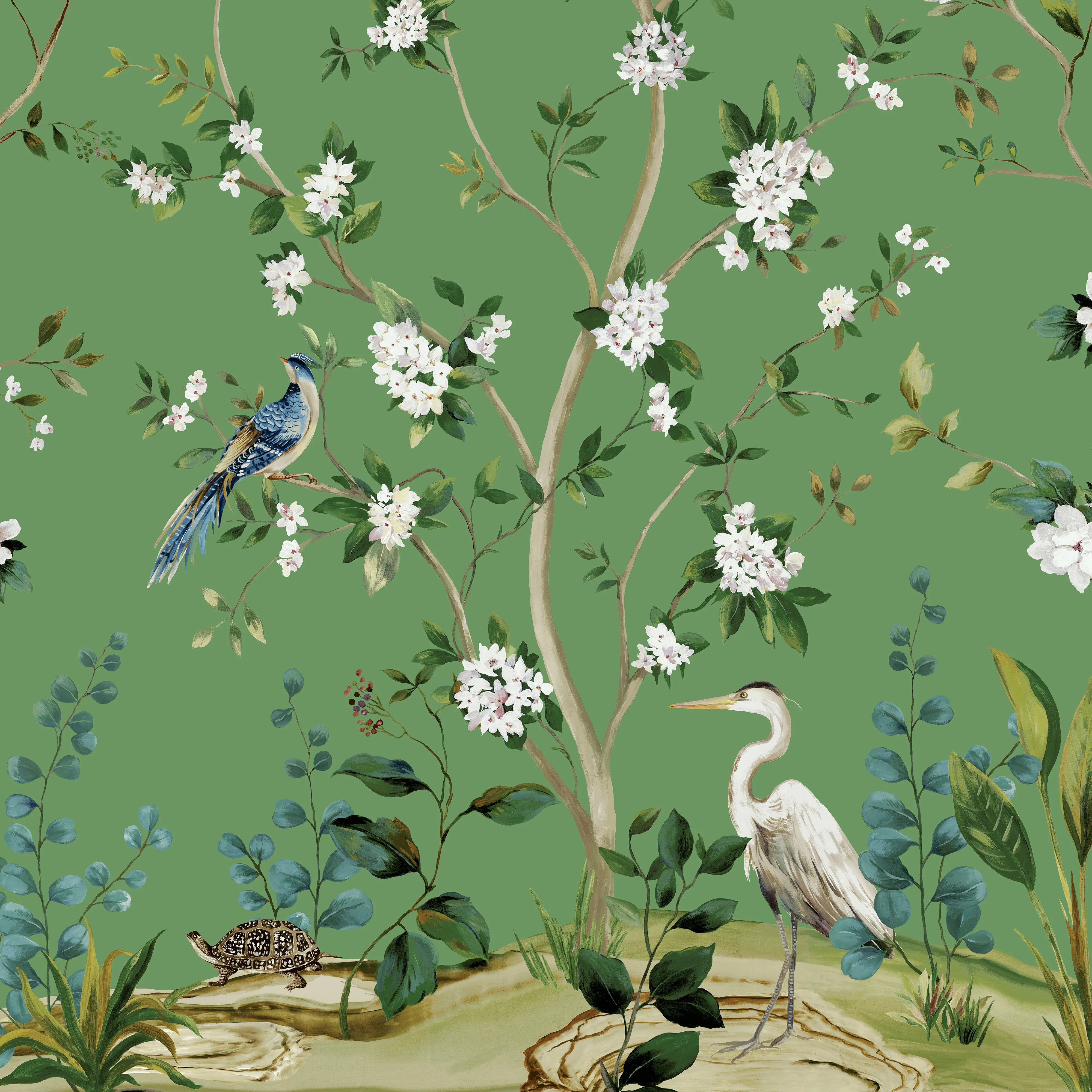 Kravet Design Panel Designs W4176 in Green & Teal (W4176.315.0)